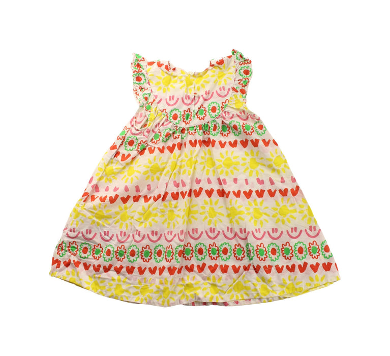 A Yellow Sleeveless Dresses from Stella McCartney in size 12-18M for girl. (Back View)