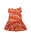 A Orange Short Sleeve Dresses from Stella McCartney in size 6-12M for girl. (Front View)