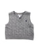 A Grey Sweater Vests from Ralph Lauren in size 6-12M for girl. (Front View)