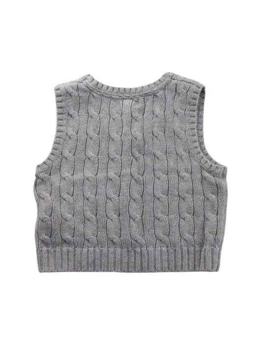 A Grey Sweater Vests from Ralph Lauren in size 6-12M for girl. (Back View)