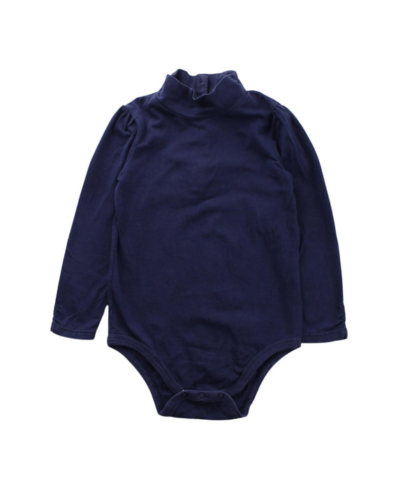 A Blue Long Sleeve Bodysuits from Ralph Lauren in size 6-12M for girl. (Front View)