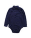 A Blue Long Sleeve Bodysuits from Ralph Lauren in size 6-12M for girl. (Front View)