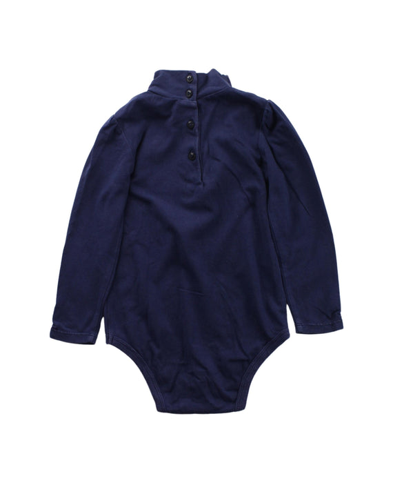 A Blue Long Sleeve Bodysuits from Ralph Lauren in size 6-12M for girl. (Back View)