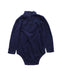 A Blue Long Sleeve Bodysuits from Ralph Lauren in size 6-12M for girl. (Back View)