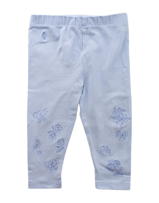 A Blue Leggings from Ralph Lauren in size 6-12M for girl. (Front View)