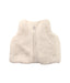 A White Dress Up Vests from Petit Bateau in size 6-12M for girl. (Front View)