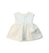 A White Sleeveless Dresses from Pippa & Julie in size 6-12M for girl. (Back View)