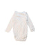 A White Long Sleeve Bodysuits from Petit Bateau in size 6-12M for girl. (Back View)