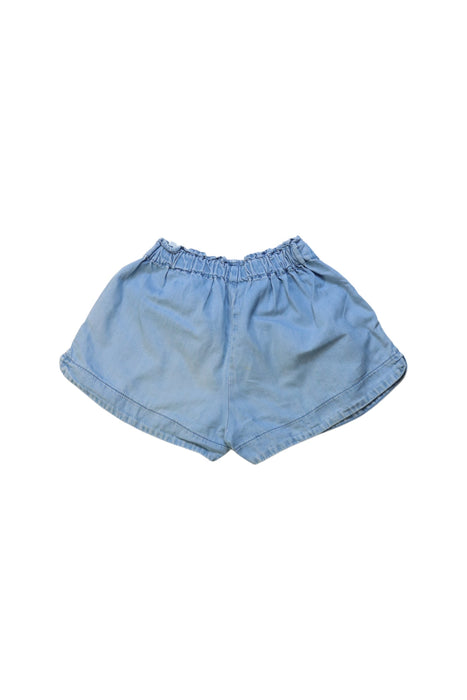 A Blue Shorts from Mayoral in size 5T for girl. (Back View)