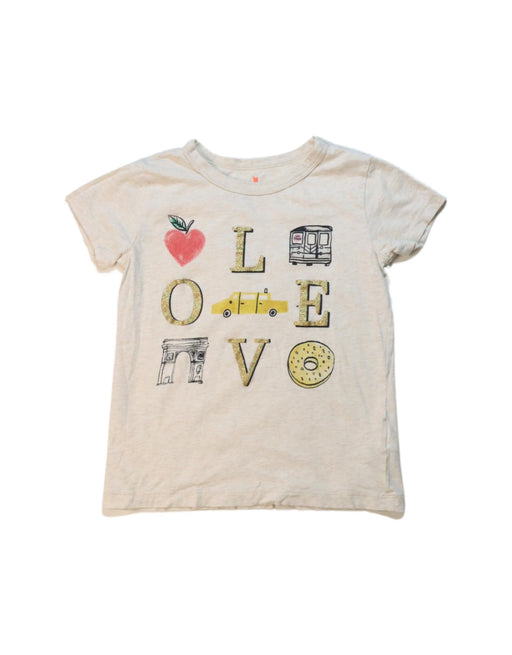 A Multicolour Short Sleeve T Shirts from Crewcuts in size 4T for girl. (Front View)