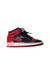 A Black Sneakers from Air Jordan in size 11Y for boy. (Front View)