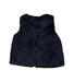 A Navy Dress Up Vests from Jacadi in size 6T for girl. (Back View)