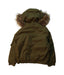 A Green Puffer/Quilted Jackets from Bonpoint in size 6T for boy. (Back View)