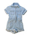A Blue Short Sleeve Rompers from Seed in size 3T for girl. (Front View)