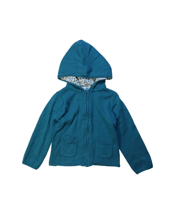 A Blue Lightweight Jackets from Jacadi in size 3T for boy. (Front View)