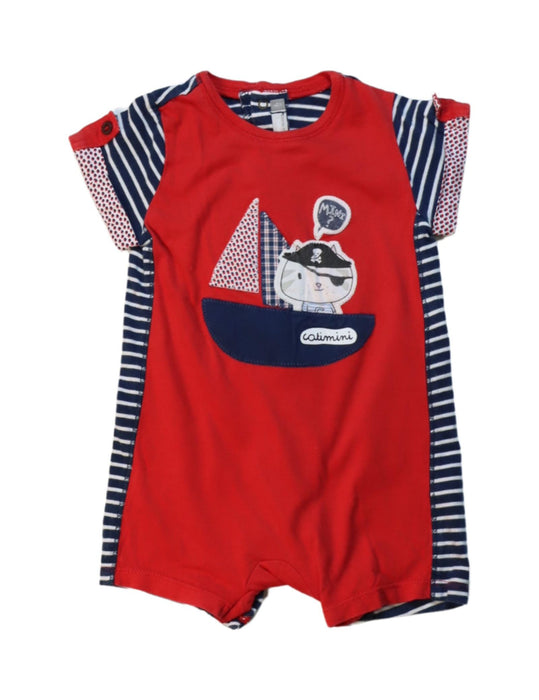 A Multicolour Short Sleeve Rompers from Catimini in size 3-6M for boy. (Front View)