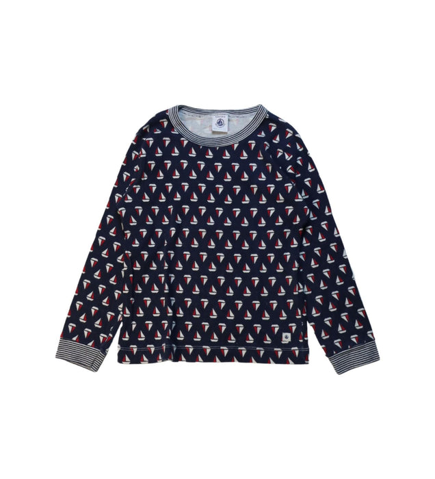 A Multicolour Pyjama Sets from Petit Bateau in size 6T for boy. (Front View)