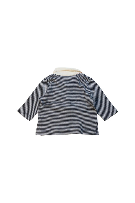 A Multicolour Long Sleeve Polos from Petit Bateau in size 0-3M for boy. (Back View)