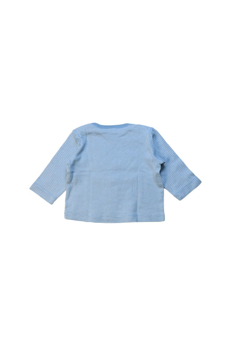 A Blue Long Sleeve Tops from Petit Bateau in size 3-6M for boy. (Back View)