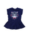 A Navy Sleeveless Dresses from Kenzo in size 3-6M for girl. (Front View)