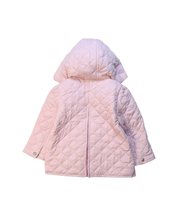 A Pink Puffer/Quilted Jackets from Ralph Lauren in size 18-24M for girl. (Back View)