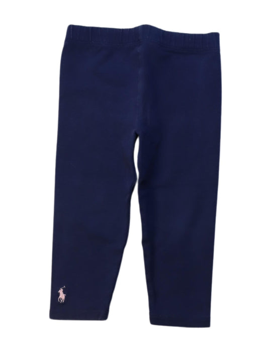 A Navy Leggings from Ralph Lauren in size 12-18M for girl. (Front View)