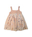 A Multicolour Sleeveless Dresses from Mimi Mono in size 7Y for girl. (Front View)