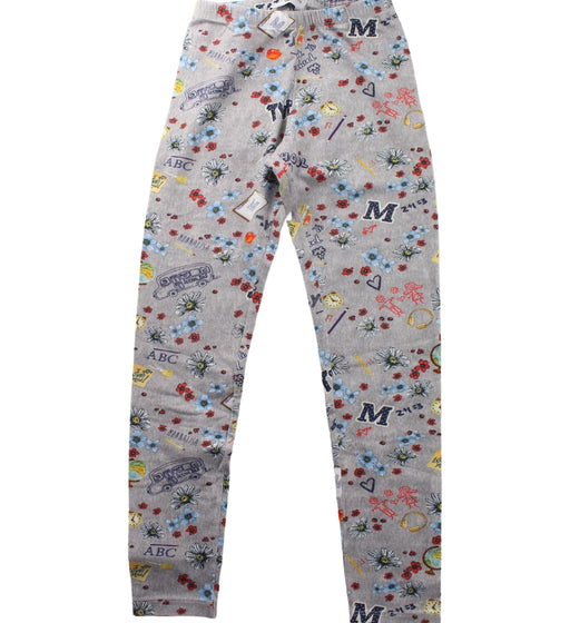 A Grey Leggings from Monnalisa in size 10Y for girl. (Front View)