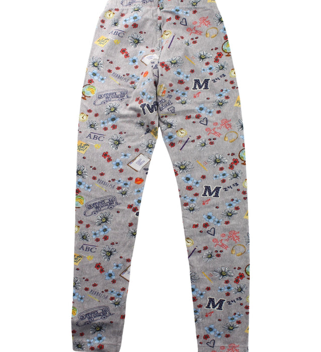 A Grey Leggings from Monnalisa in size 10Y for girl. (Back View)