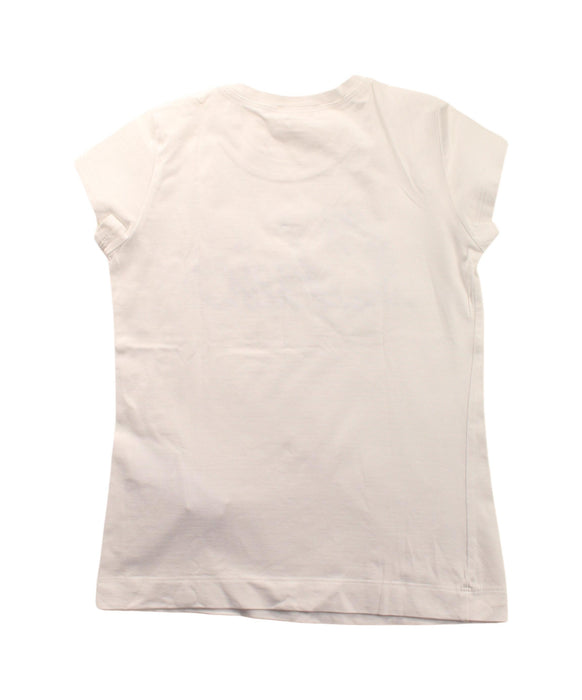 A White Short Sleeve T Shirts from Monnalisa in size 8Y for girl. (Back View)