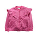 A Pink Zippered Sweatshirts from Monnalisa in size 6T for girl. (Front View)