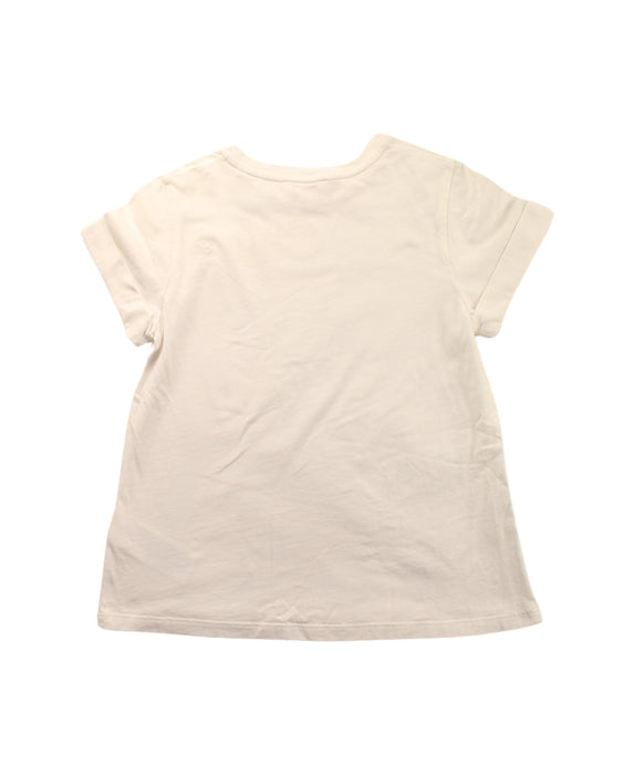 A White Short Sleeve T Shirts from Chloe in size 8Y for girl. (Back View)