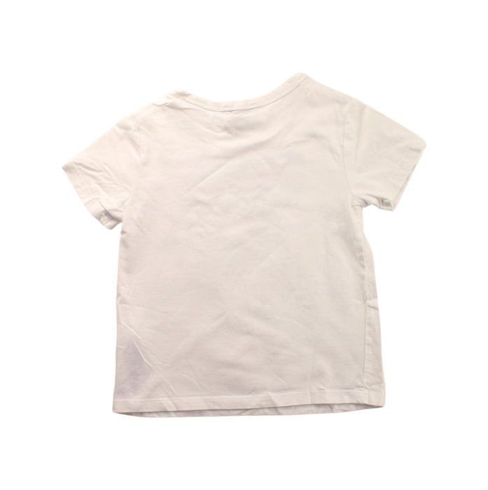 A White Short Sleeve T Shirts from Little Marc Jacobs in size 5T for girl. (Back View)