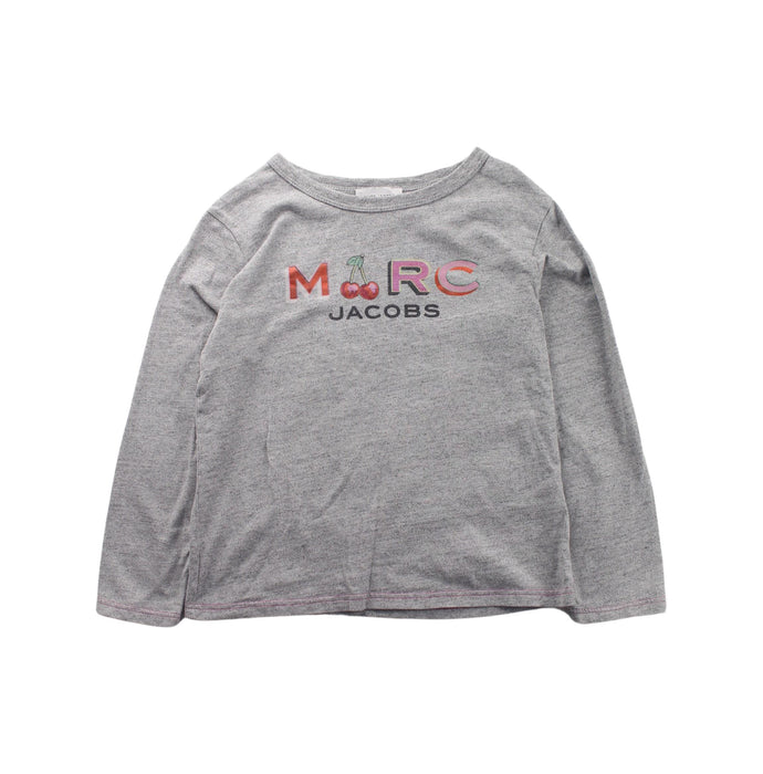 A Grey Long Sleeve T Shirts from Little Marc Jacobs in size 5T for girl. (Front View)