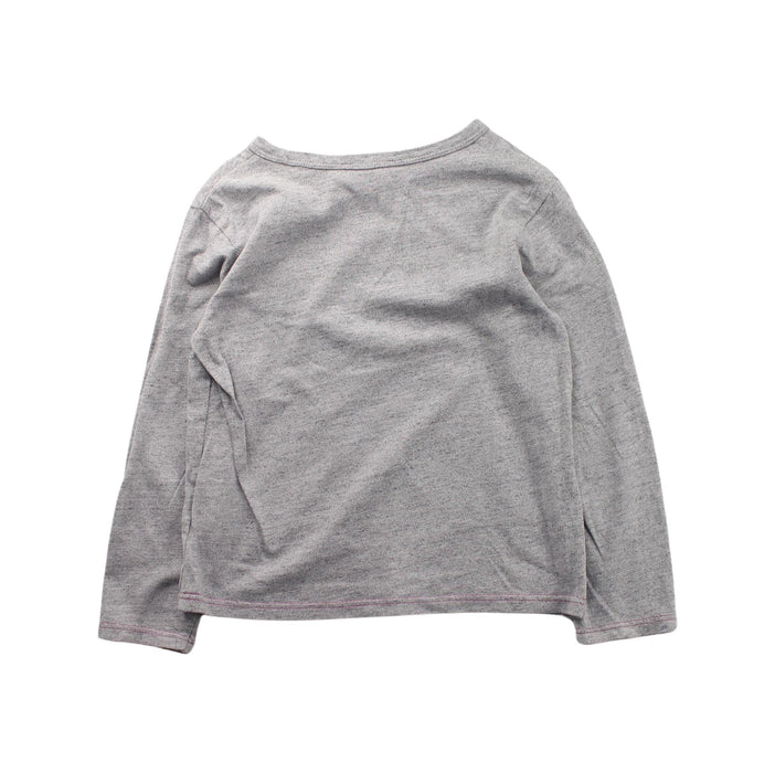 A Grey Long Sleeve T Shirts from Little Marc Jacobs in size 5T for girl. (Back View)