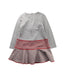 A Grey Long Sleeve Dresses from I Pinco Pallino in size 4T for girl. (Back View)