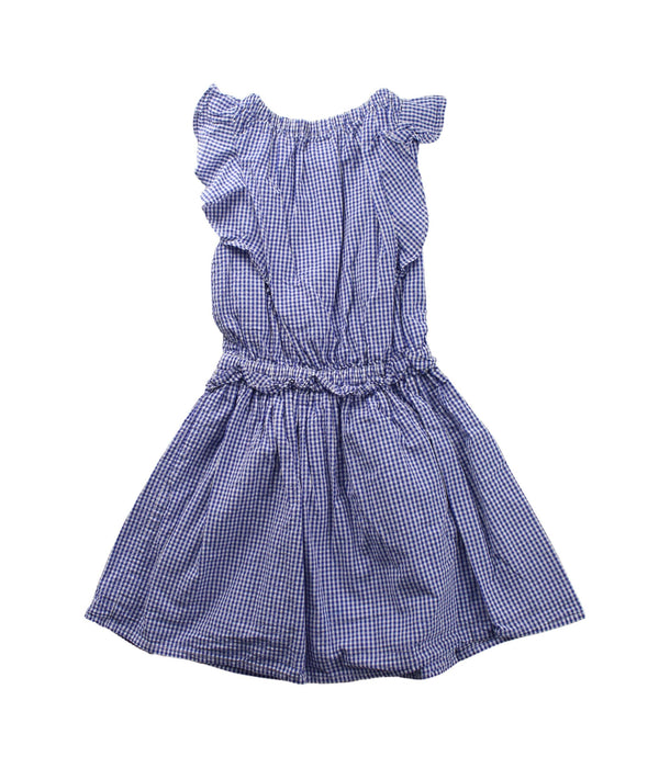 A Blue Sleeveless Dresses from Polo Ralph Lauren in size 3T for girl. (Back View)