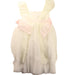 A White Sleeveless Dresses from Nicholas & Bears in size 3T for girl. (Back View)