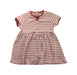 A Red Short Sleeve Dresses from Petit Bateau in size 12-18M for girl. (Front View)