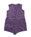 A Red Sleeveless Rompers from Janie & Jack in size 2T for girl. (Back View)