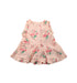 A Pink Sleeveless Dresses from Janie & Jack in size 2T for girl. (Back View)