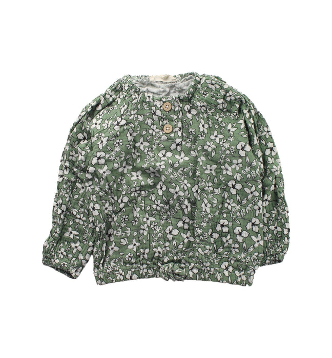 A Green Long Sleeve Tops from Jessica Simpson in size 3T for girl. (Front View)