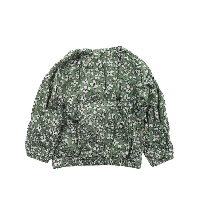 A Green Long Sleeve Tops from Jessica Simpson in size 3T for girl. (Back View)