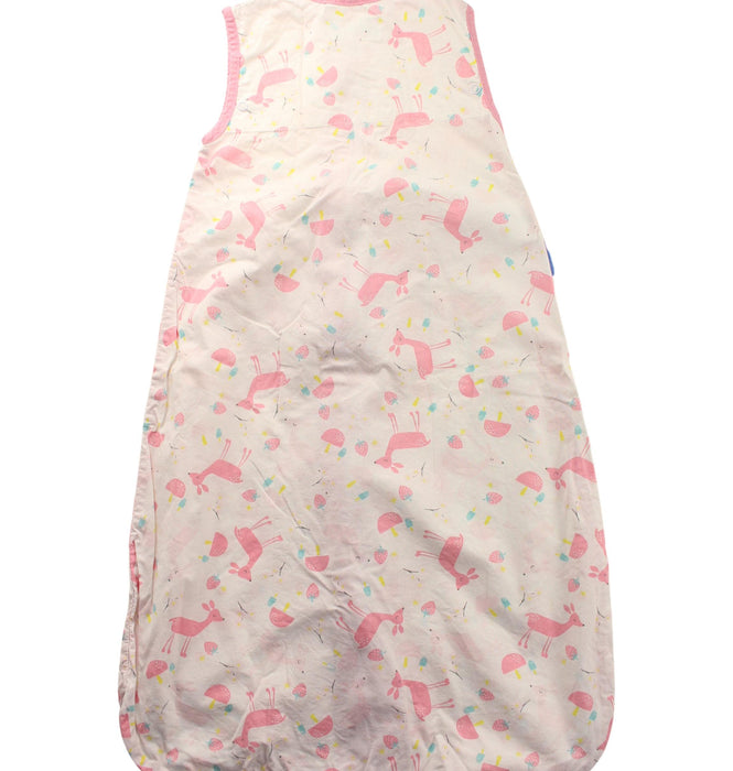 A White Sleepsacs from The Gro Company in size 0-3M for girl. (Back View)