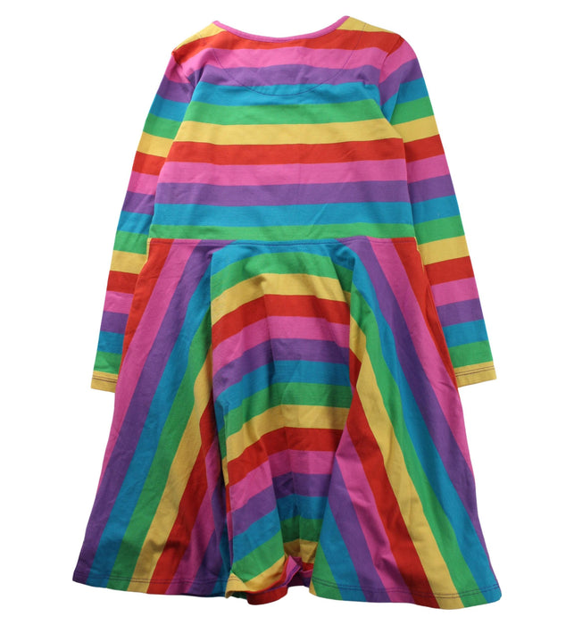 A Multicolour Long Sleeve Dresses from Frugi in size 6T for girl. (Back View)