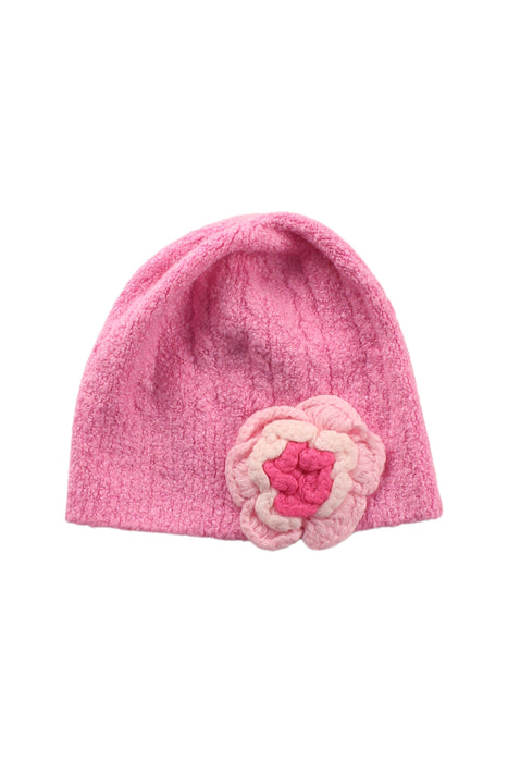 A Pink Beanies from Miki House in size O/S for girl. (Front View)