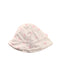 A White Sun Hats from Nanan in size 2T for girl. (Back View)