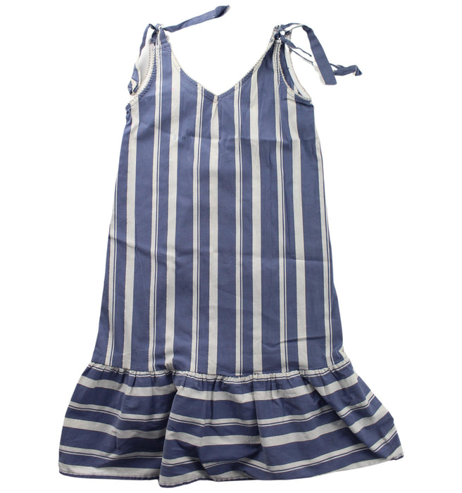 A Blue Sleeveless Dresses from Excuse My French in size O/S for girl. (Front View)