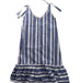 A Blue Sleeveless Dresses from Excuse My French in size O/S for girl. (Back View)