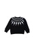 A Black Crewneck Sweatshirts from Neil Barrett Kids in size 6-12M for boy. (Back View)